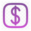 Dollar Square Icon