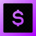 Dollar Square Icon