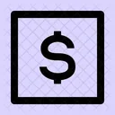 Dollar Square Dollar Money Icon