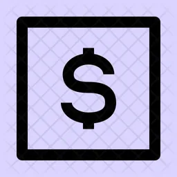 Dollar-square  Icon