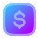 Dollar Square Dollar Money Icon