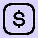 Dollar Square Icon