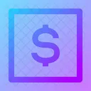 Dollar Square Icon