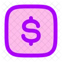 Dollar Square Icon