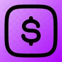 Dollar Square Icon