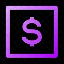 Dollar Square Icon