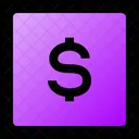 Dollar Square Icon