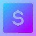 Dollar Square Icon