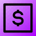 Dollar Square Icon