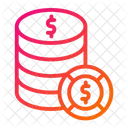 Dollar stack  Icon