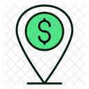 Dollar-Standort  Symbol