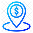 Dollar-Standort  Symbol