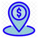 Dollar-Standort  Symbol