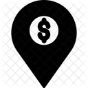 Dollar-Standort  Symbol