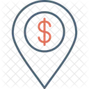 Dollar-Standort  Symbol