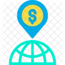 Dollar-Standort  Icon