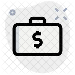 Dollar Suitcase  Icon