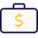 Dollar Suitcase Icon