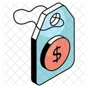 Dollar Tag Dollar Label Preisschild Symbol