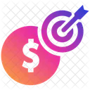 Dollar Target Business Goal Business Target Icon
