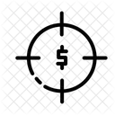 Dollar Target Target Dollar Icon