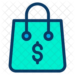 Dollar-Tasche  Symbol