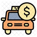 Taxi Dollar Money Icon