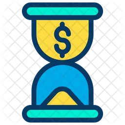 Dollar Time  Icon