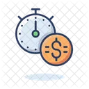 Dollar Time  Icon
