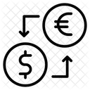 Dollar To Euro Convert  Icon
