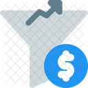 Dollar Trading Up Trading Filter Sorting Money Icon