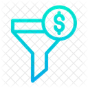 Trichter Dollar Filter Symbol