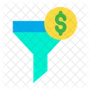 Trichter Dollar Filter Symbol