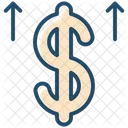 Dollar Up Icon