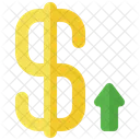 Dollar Up Rate Money Icon