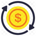 Dollar Update Dollar Upgrade Dollar Reload Icon