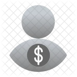 Dollar User  Icon