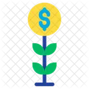 Dollar wachsen  Symbol