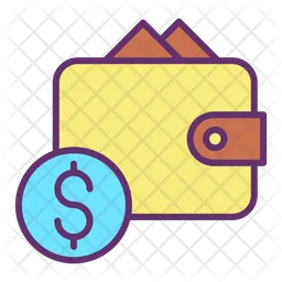 Dollar Wallet  Icon