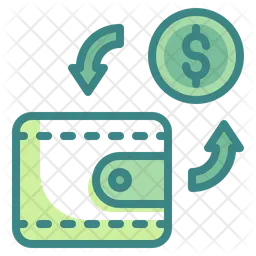 Dollar Wallet  Icon