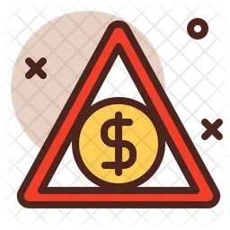 Dollar Warning  Icon