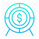 Dollarziel Dollar Ziel Symbol