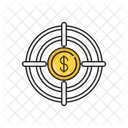 Dollar Ziel Geld Symbol