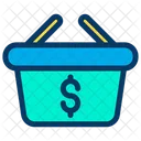 Korb Dollar Einkaufen Icon