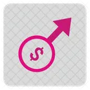 Dollar Wachstum Usd Icon