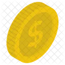 Munzen Dollarmunzen Wahrungsmunzen Icon