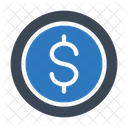 Dollarmünze  Symbol