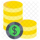 Dollarmünze  Symbol
