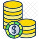 Dollarmünze  Symbol