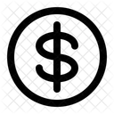 Dollarmünze  Symbol